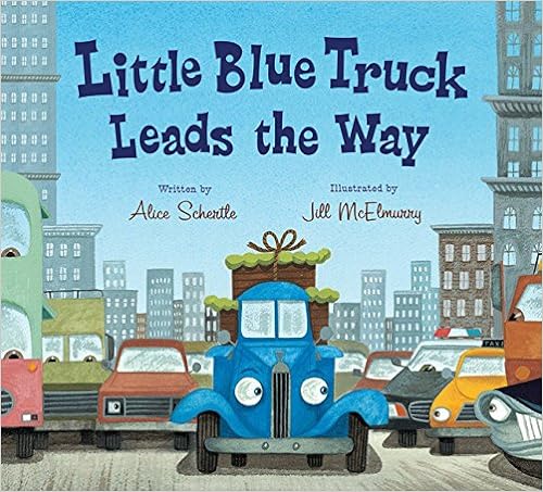 little blue truck makes a friend