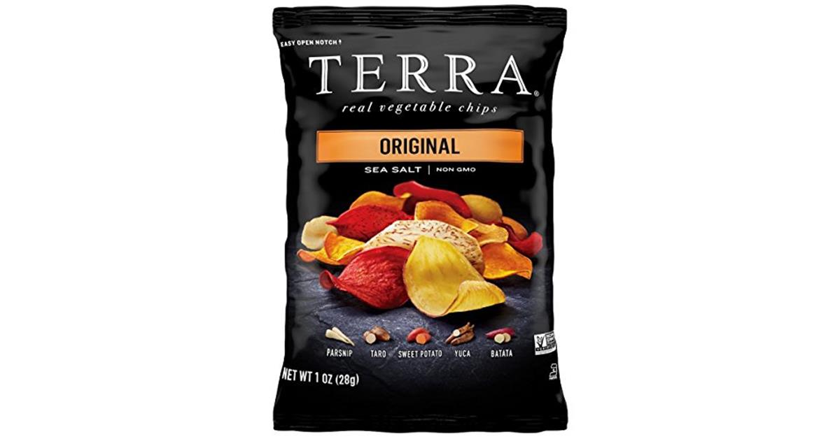 56 OFF TERRA Original Chips with Sea Salt, 1 oz. (Pack of 24) MommyDeals